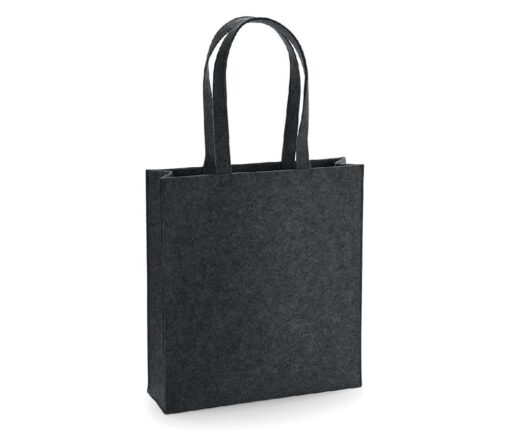 Sac fourre-tout en feutrine gris foncé