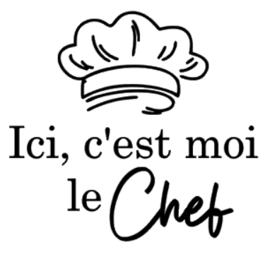 Personnalisation tablier, ici, c'est moi le chef