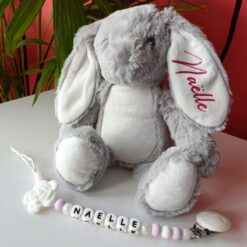 Doudou lapin à personnalisé