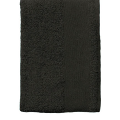 Essuie/serviette de bain et serviette d'inviter à personnaliser, noir