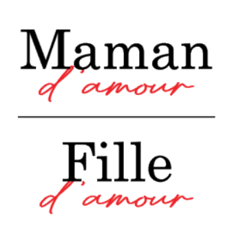 Personnalisation: maman/fille d'amour